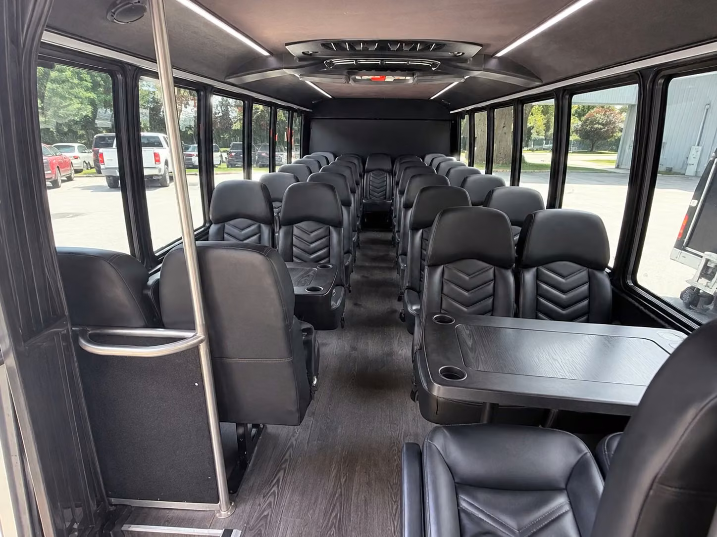 15 passenger minibus inside