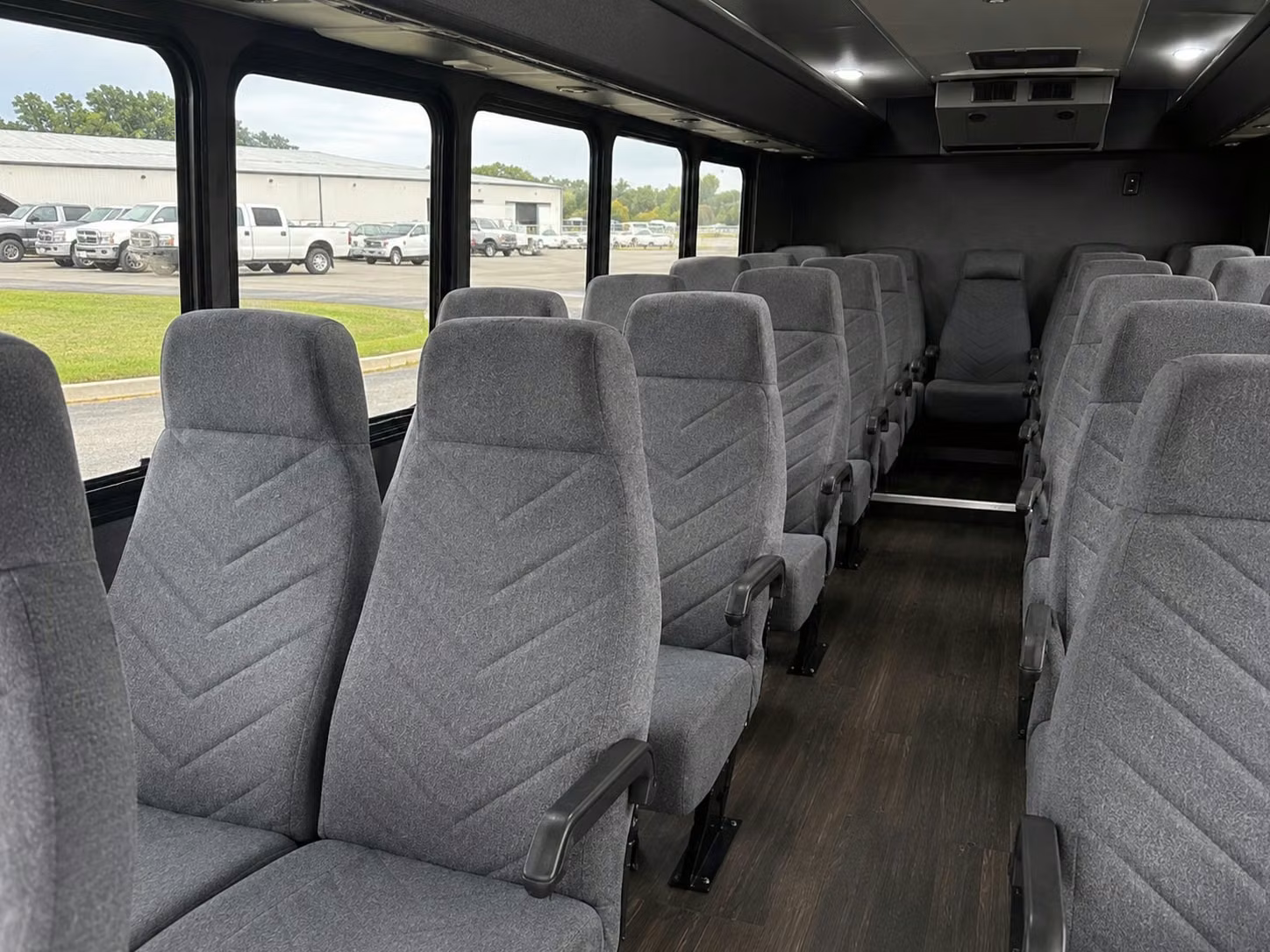 15 passenger minibus interior