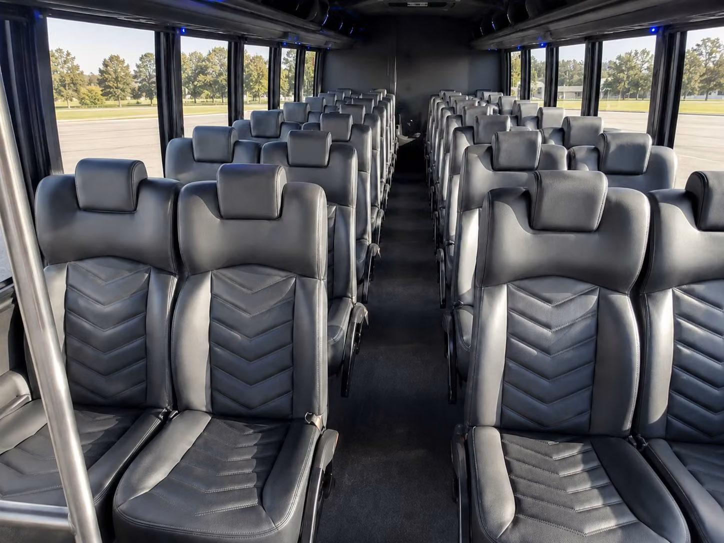 20 passenger minibus interior