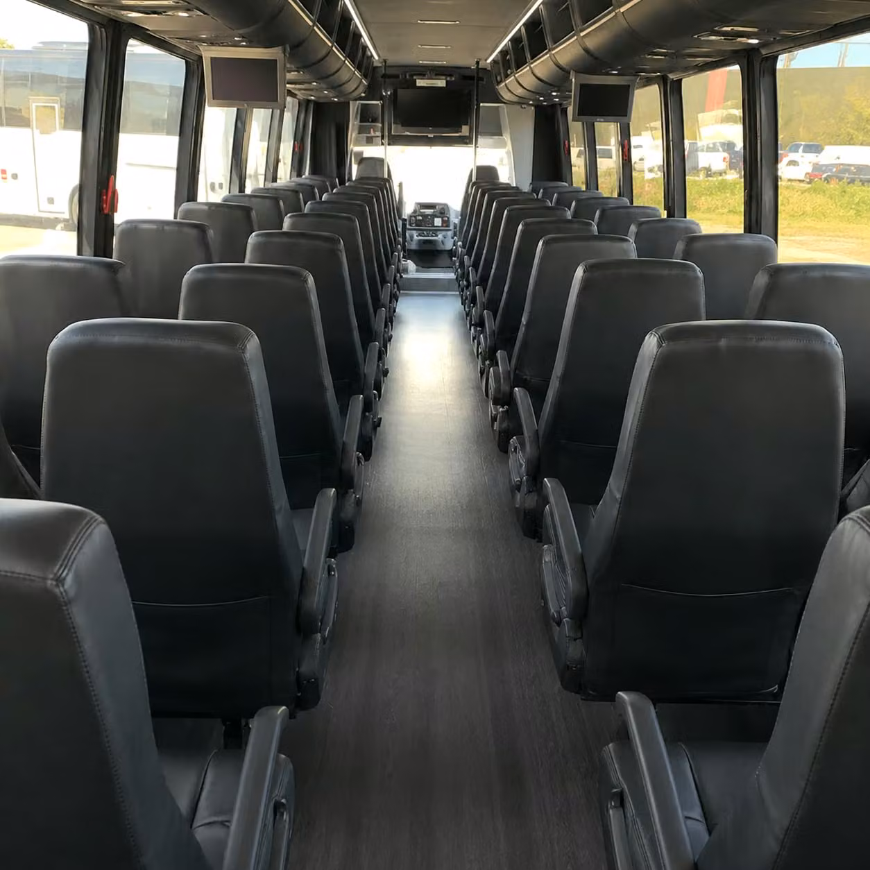 28 passenger minibus inside
