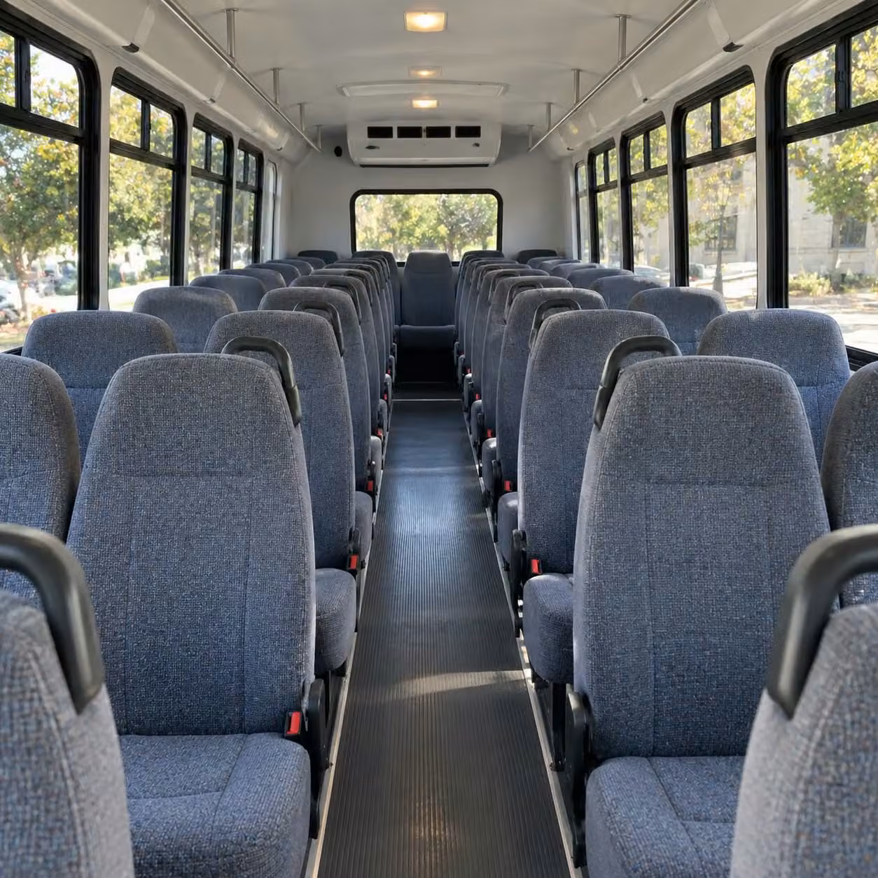 28 passenger minibus interior