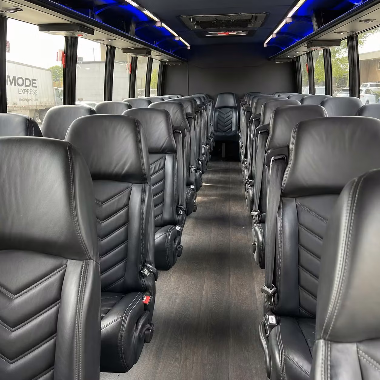 35 passenger minibus inside