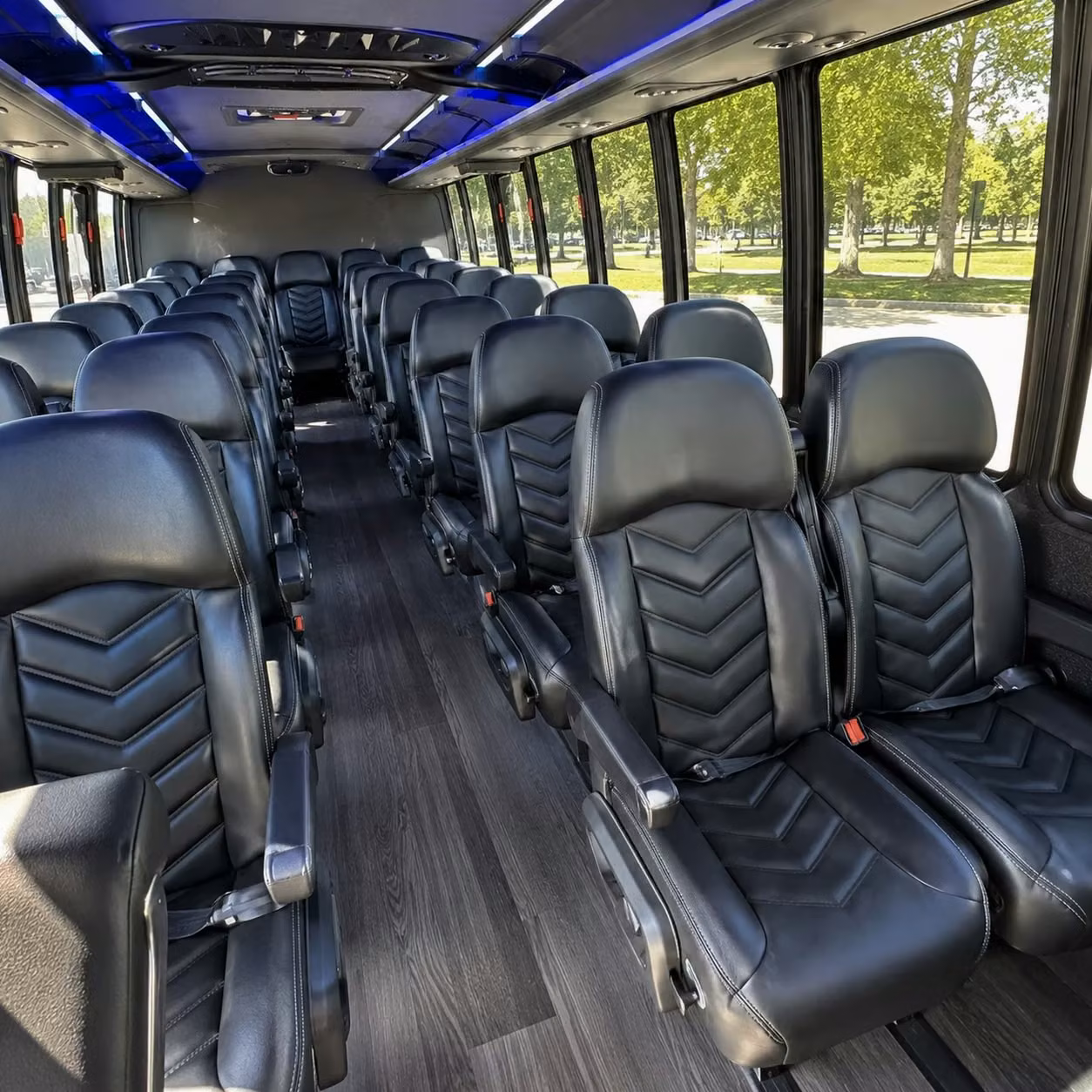 35 passenger minibus interior