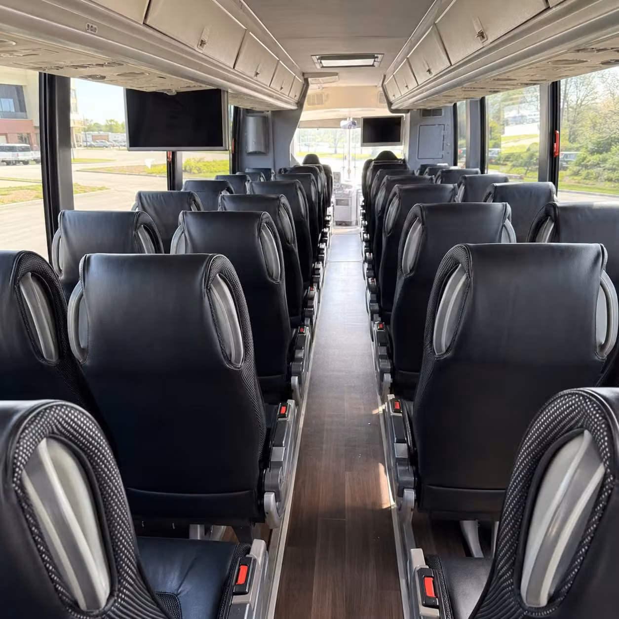 redmond charter bus interior gallery
