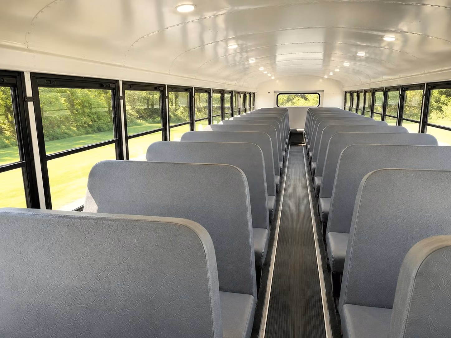 school bus interior
