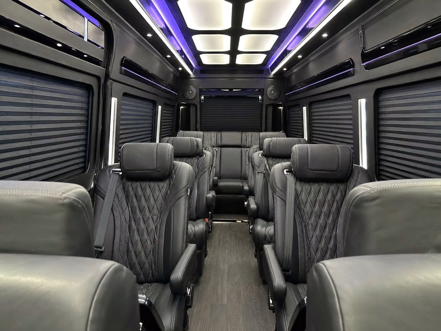 sprinter van with driver inside